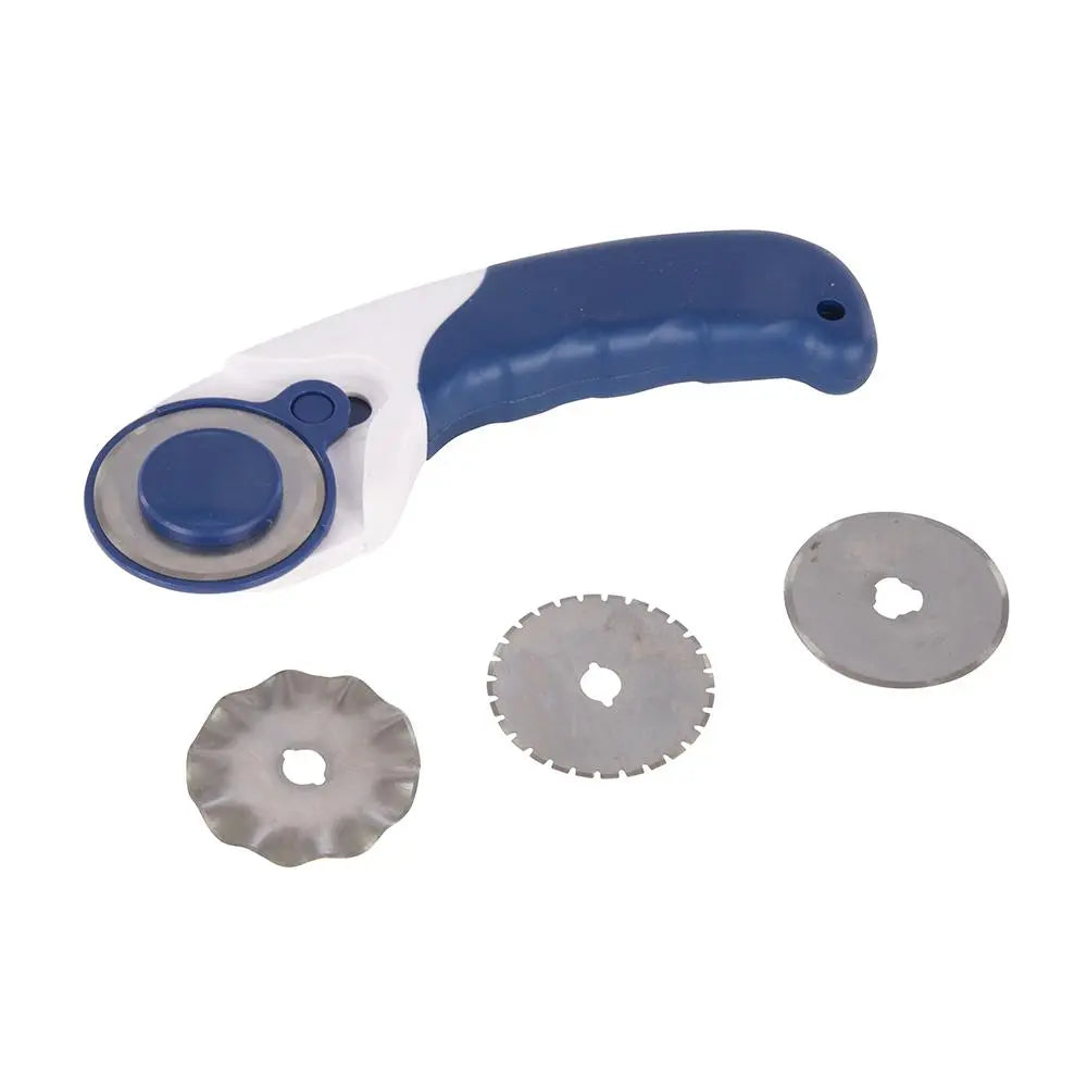 Silverline 3-in-1 Rotary Cutter 45mm Dia Blades 184953  White Rose Tools