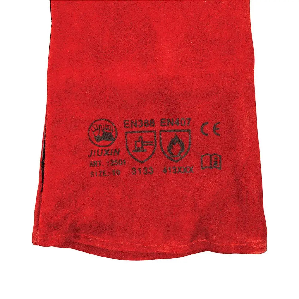 Silverline 330mm Welders Gauntlets Safety PPE Heat Resistant Oven