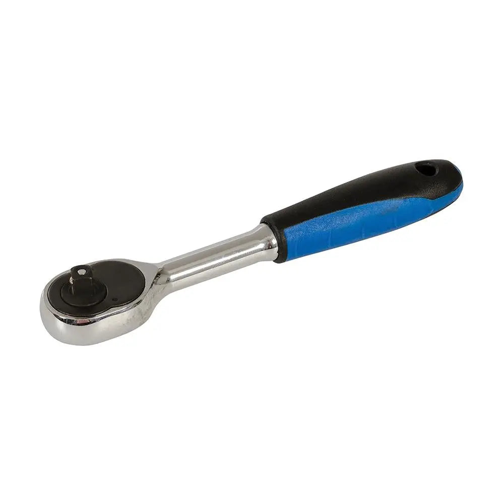 Silverline 38 Piece 1/4" Drive Metric Socket Wrench Set Extension Bar Ratchet Handle