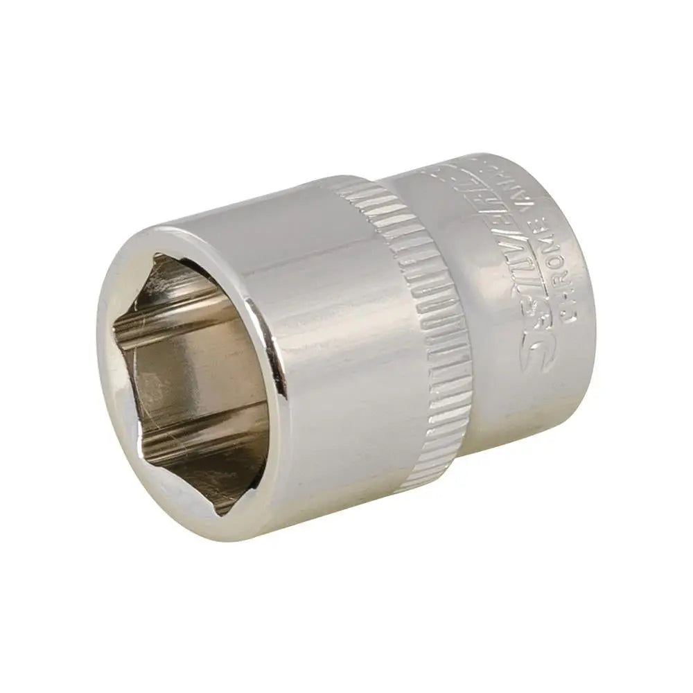 Silverline 38 Piece 1/4" Drive Metric Socket Wrench Set Extension Bar Ratchet Handle