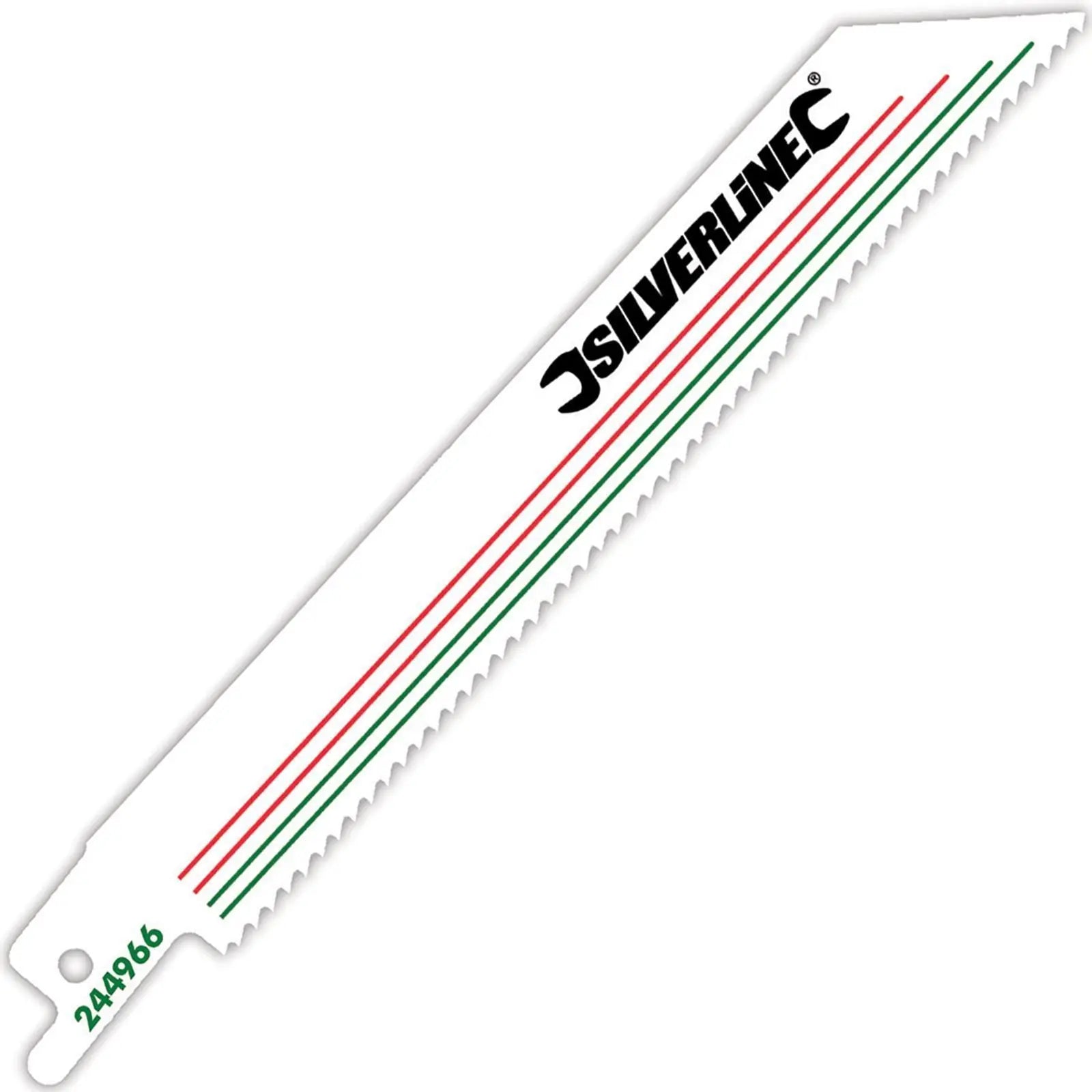 Silverline 5 Piece 150mm Recipro Saw Blades Bi-Metal 10 TPI Universal Shank