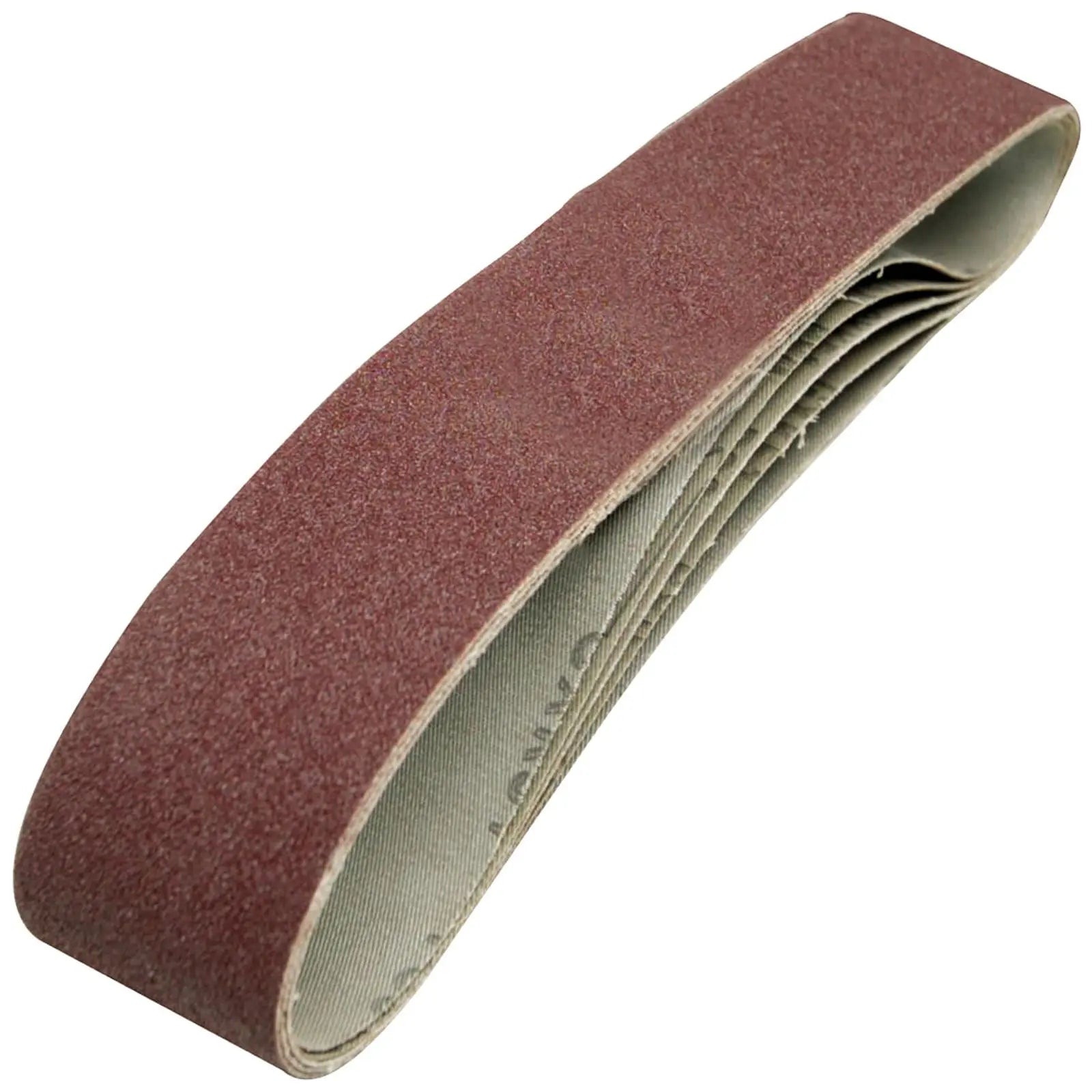 Silverline 5 Piece Aluminium Oxide Sanding Belts