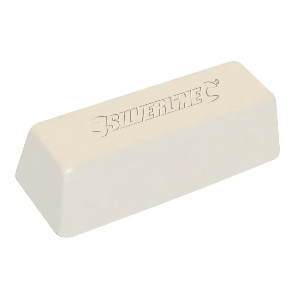 Silverline 500g White Polishing Compound  Buffing Steel Hard Metals Iron