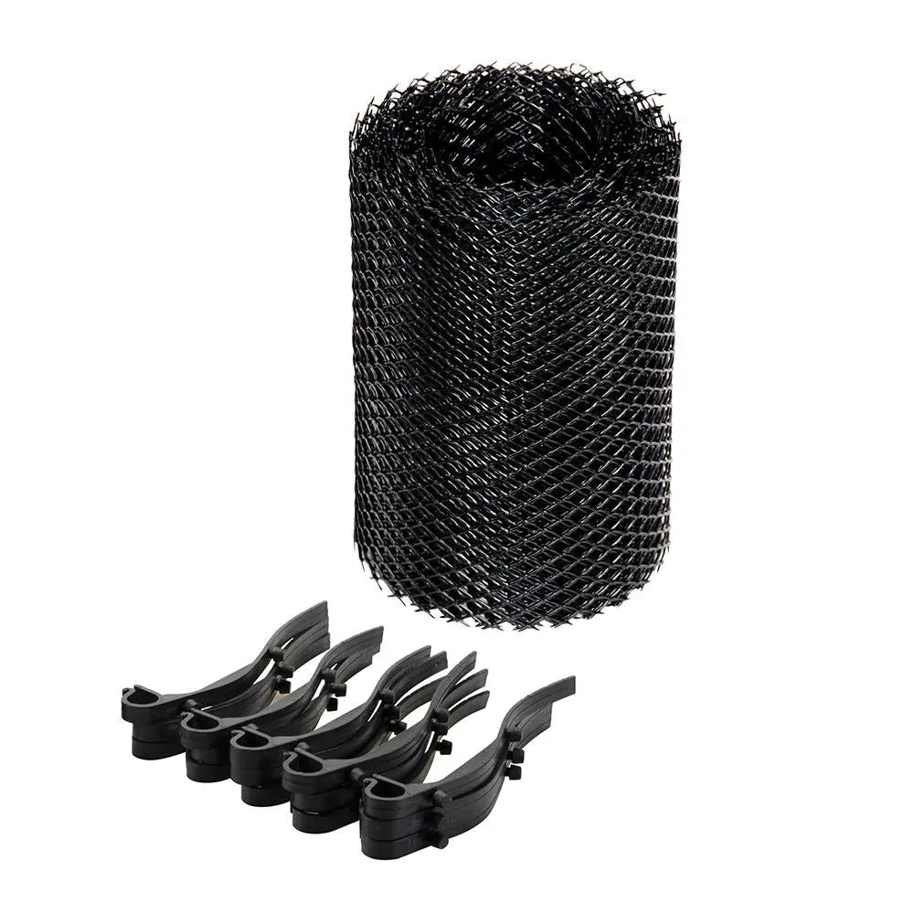 Silverline 5m x 160mm Gutter Guard Non-Corrosive Debris Prevention Filter