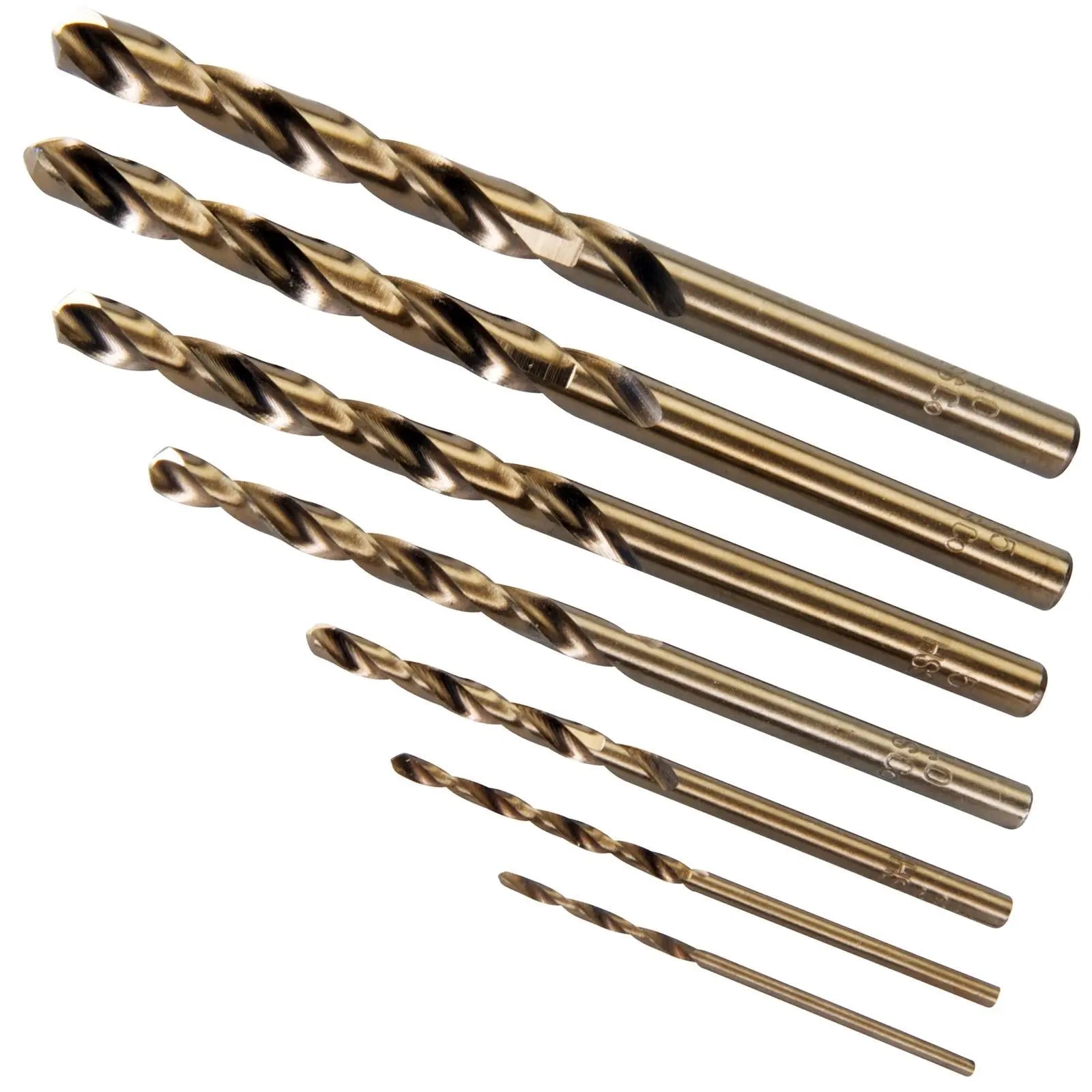 Silverline 7 Piece Cobalt Drill Bit Set 1.5-6mm Titanium Steel Cast Iron