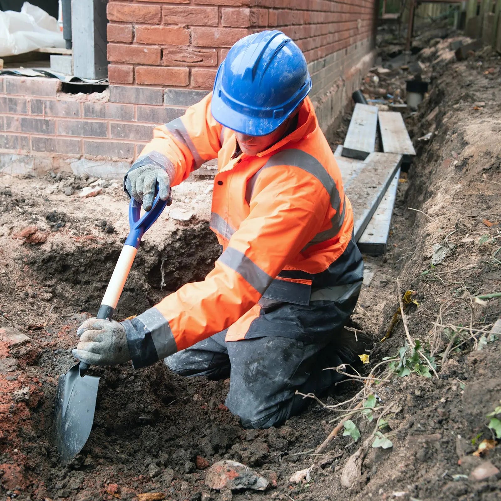 Silverline 700mm Mini Round Nose Spade Shovel Snow Garden Car