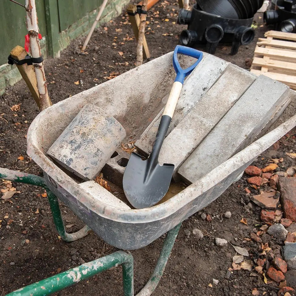 Silverline 700mm Mini Round Nose Spade Shovel Snow Garden Car