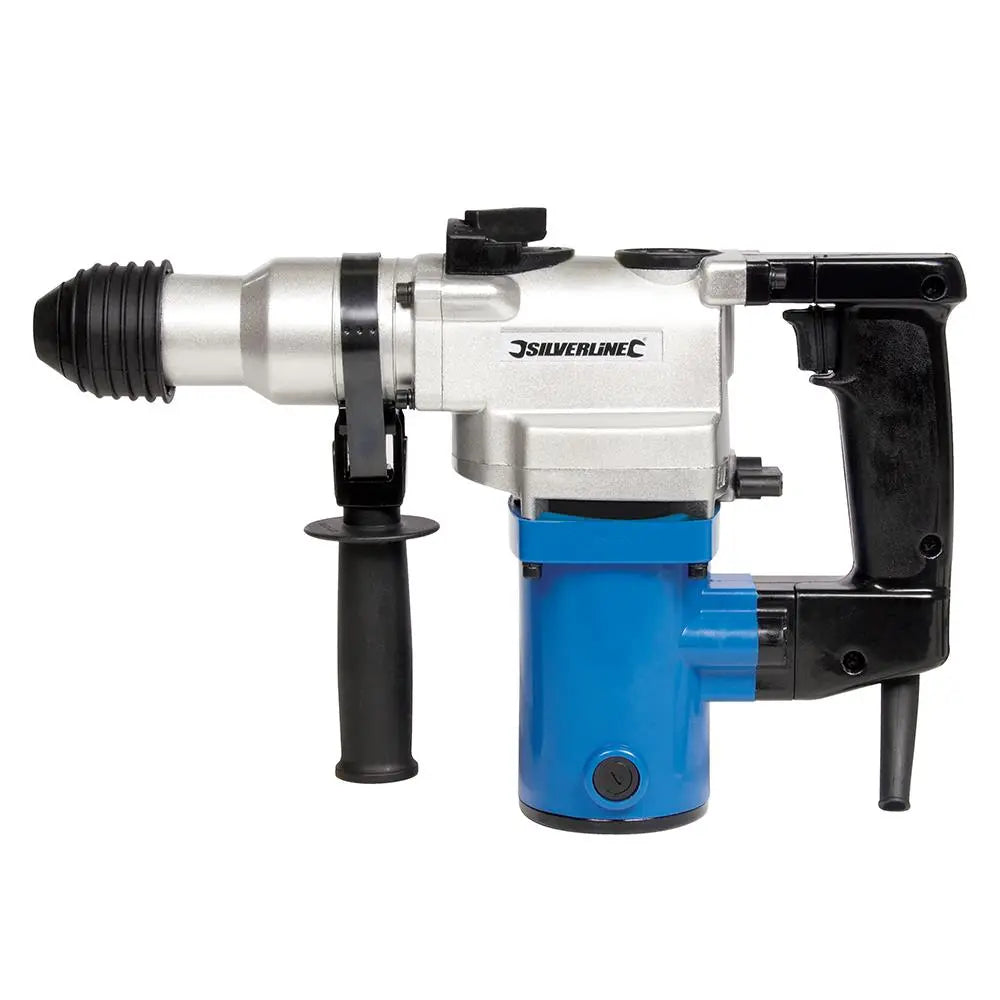 Silverline 850W SDS Plus Hammer Drill 633821 White Rose Tools
