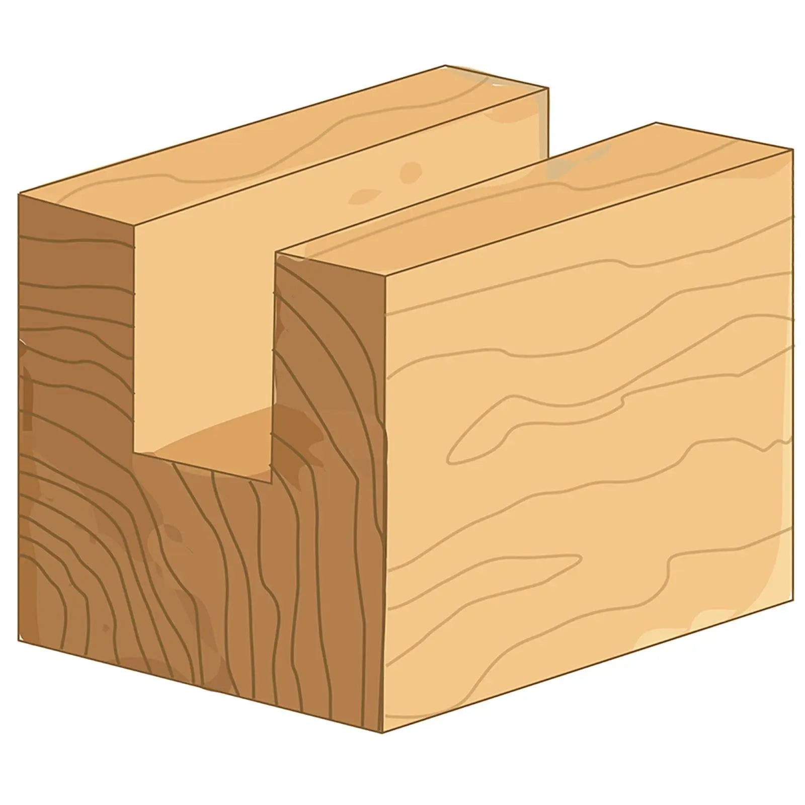 Silverline 8mm Shank Straight Imperial Cutters Router Bits
