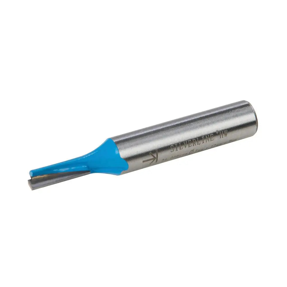 Silverline 8mm Shank Straight Metric Router Bits Cutters