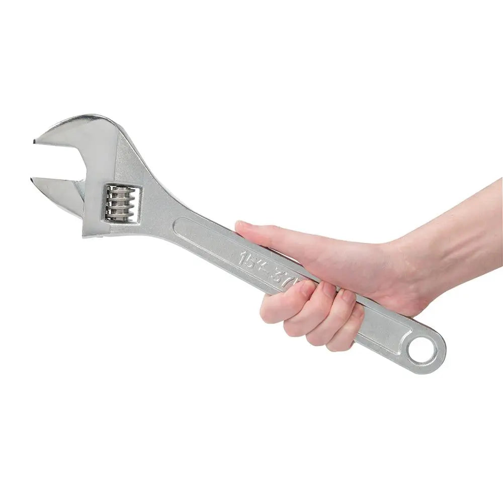 Silverline Adjustable Wrench Length 375mm - Jaw 41mm WR50 White Rose Tools