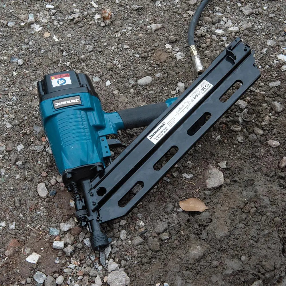 Silverline Air Framing Nailer 90mm 10 - 12 Gauge 282400 White Rose Tools