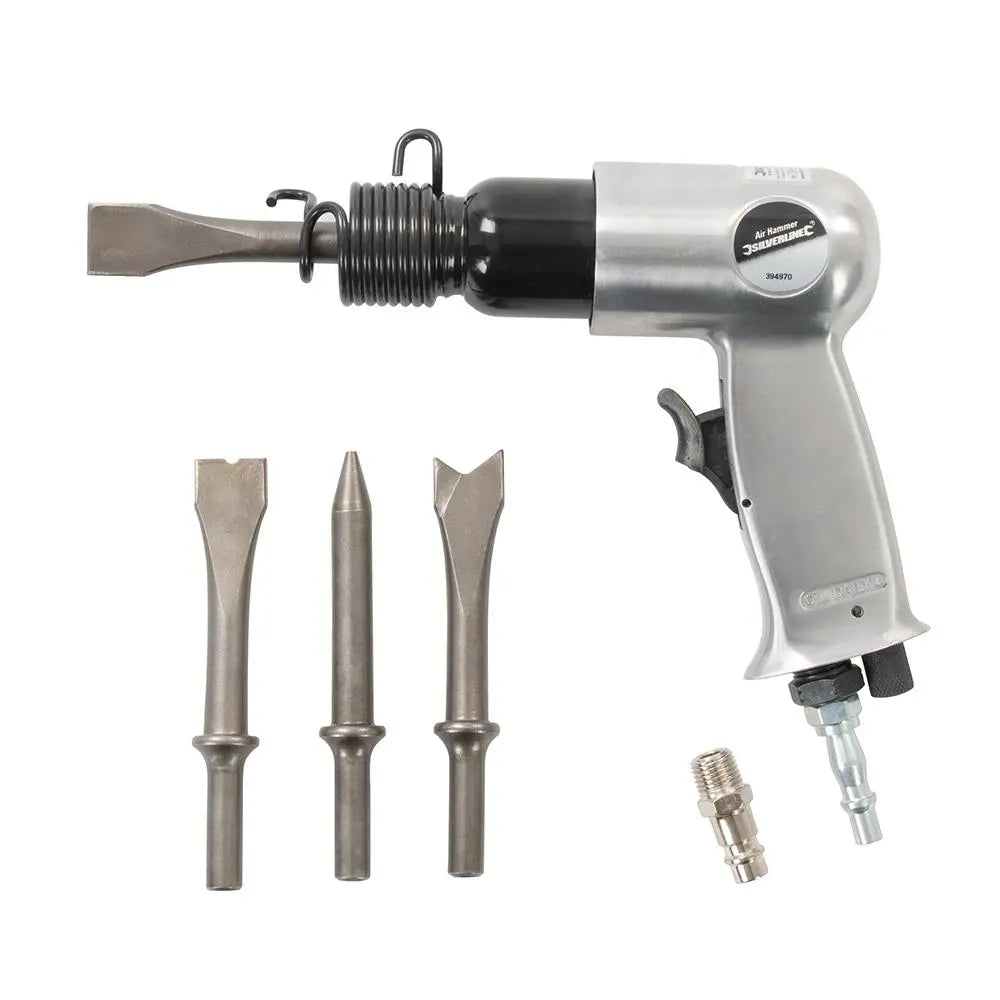Silverline Air Hammer Set 5pce 394970 White Rose Tools