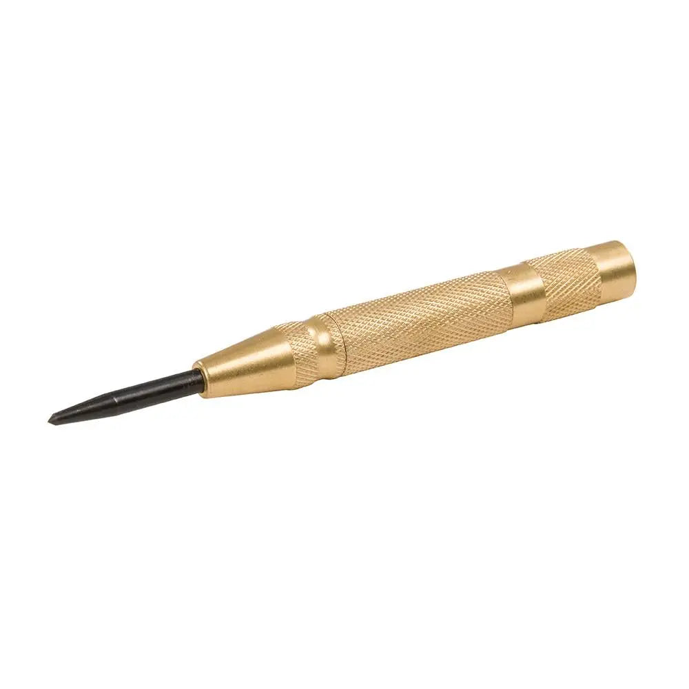 Silverline Auto Centre Punch Brass 130mm 598496  White Rose Tools