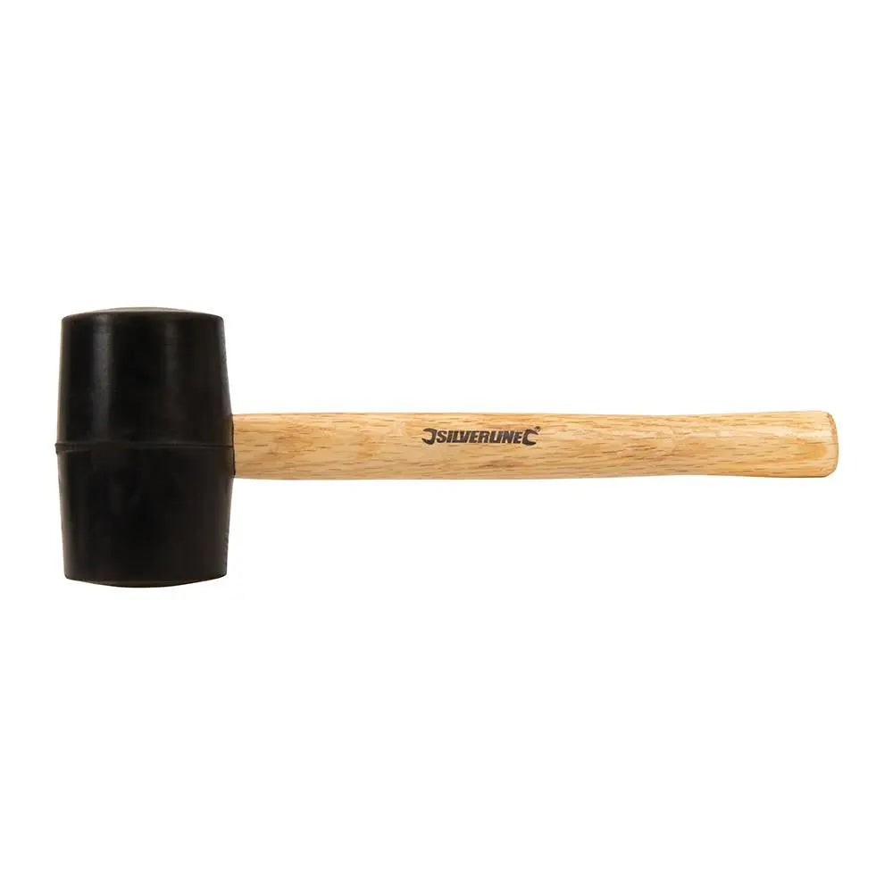 Silverline Black Rubber Mallet 16oz (454g) HA72  White Rose Tools