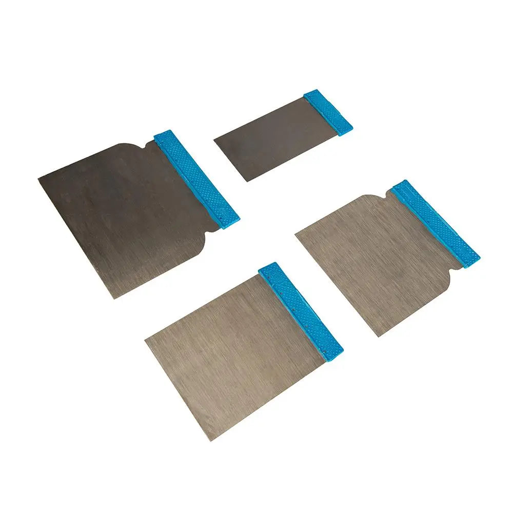 Silverline Body Filler Application Set 4pce 50, 80, 100 & 120mm 398777  White Rose Tools
