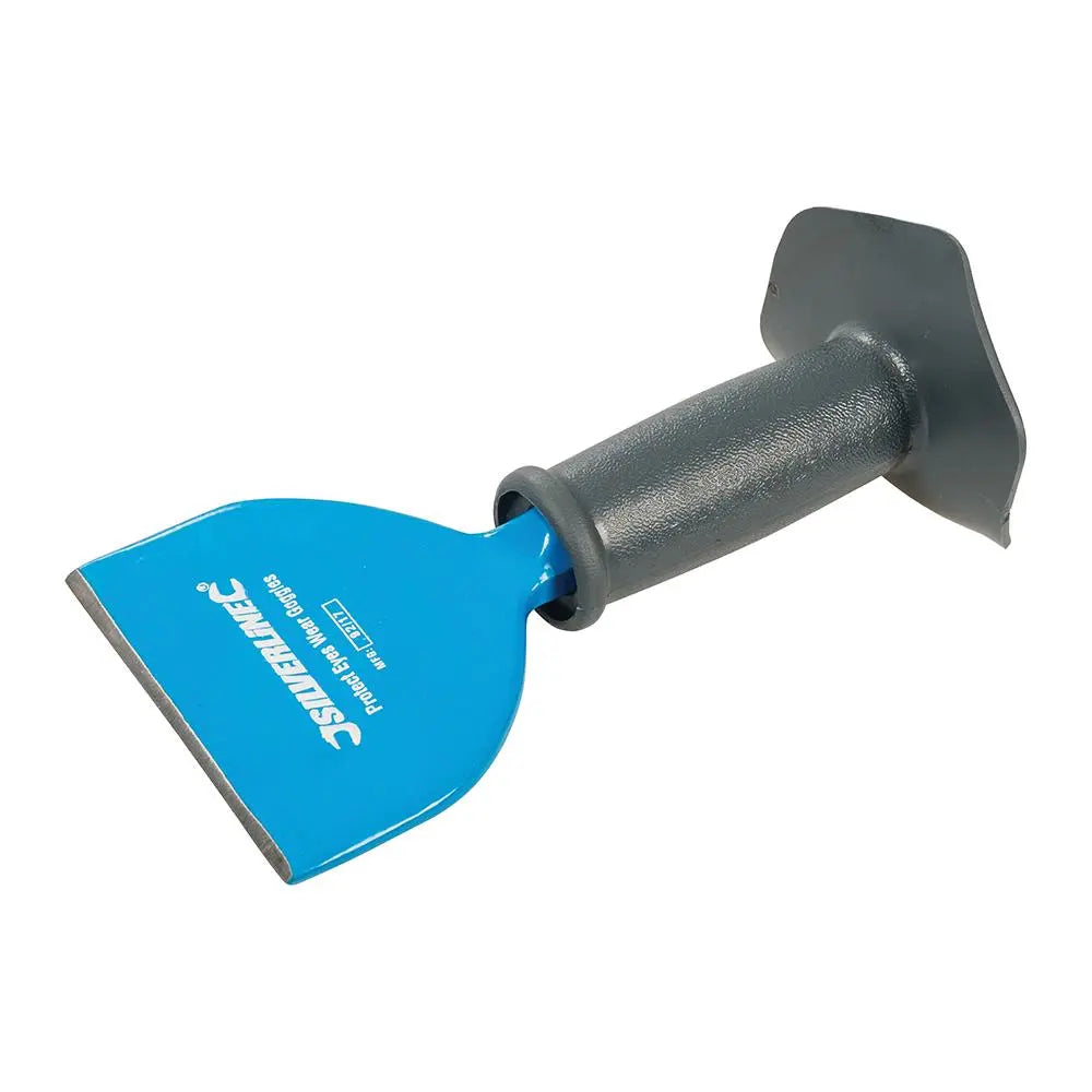Silverline Bolster Chisel with Guard 100 x 220mm PC40  White Rose Tools
