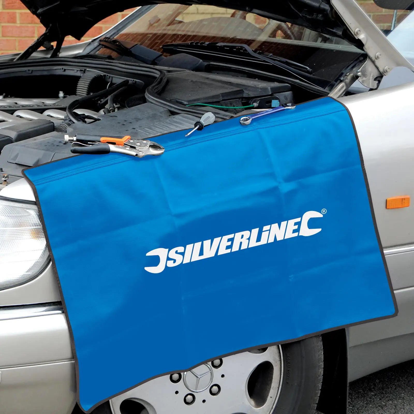 Silverline Car Bodywork Protector Scratch Repairs Magnetic Cover