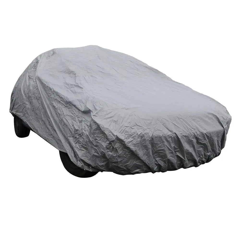 Silverline Car Cover 4310 x 1650 1190mm (M) 220393  White Rose Tools