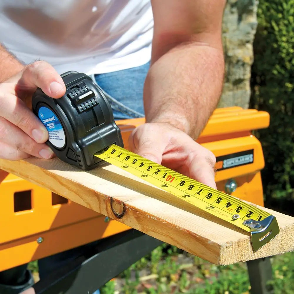 Silverline Chunky Tape 5m / 16ft x 25mm 250192 White Rose Tools