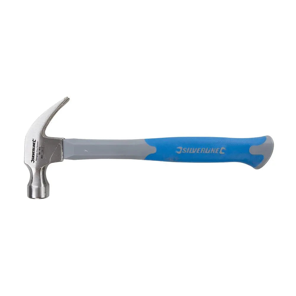 Silverline Claw Hammer Fibreglass 16oz (454g) HA10 White Rose Tools