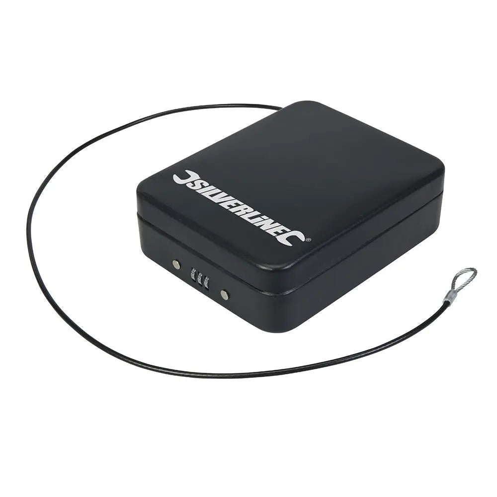 Silverline Combination Car Security Safe Box Portable Van Wallet Sat-Nav