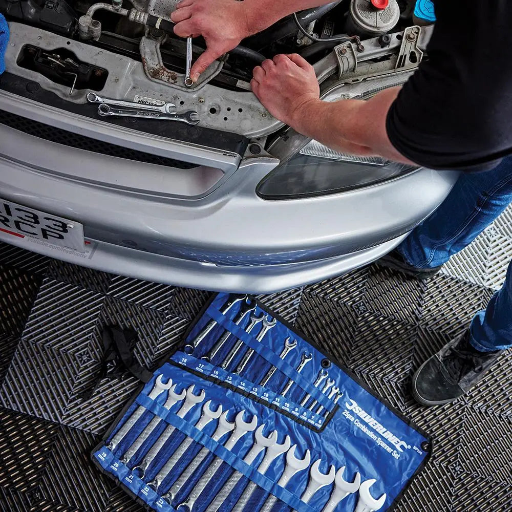 Silverline Combination Spanner Set 25pce 6 - 32mm SP100  White Rose Tools