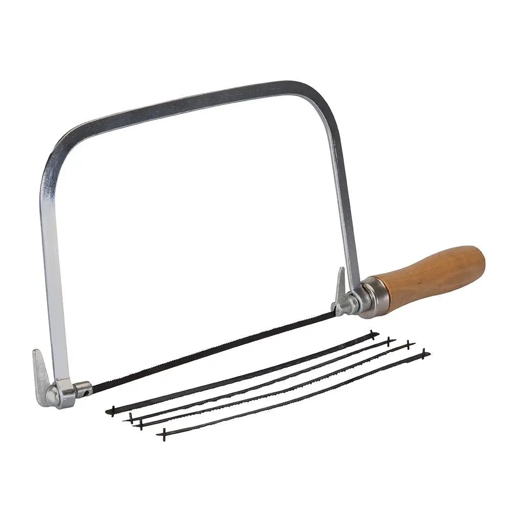 Silverline Coping Saw & 5 Blades 170mm SW45  White Rose Tools