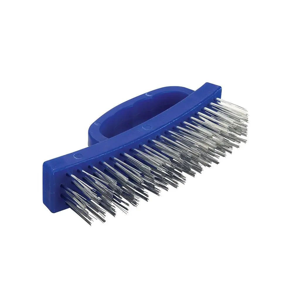Silverline D-Handle Wire Brush 4 Row 250554  White Rose Tools