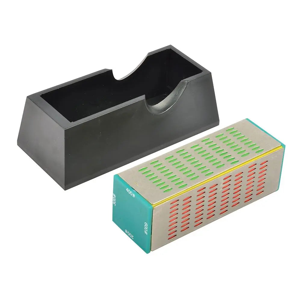 Silverline Diamond Sharpening Block 160 x 55mm 200-600 Grit Hand Tools