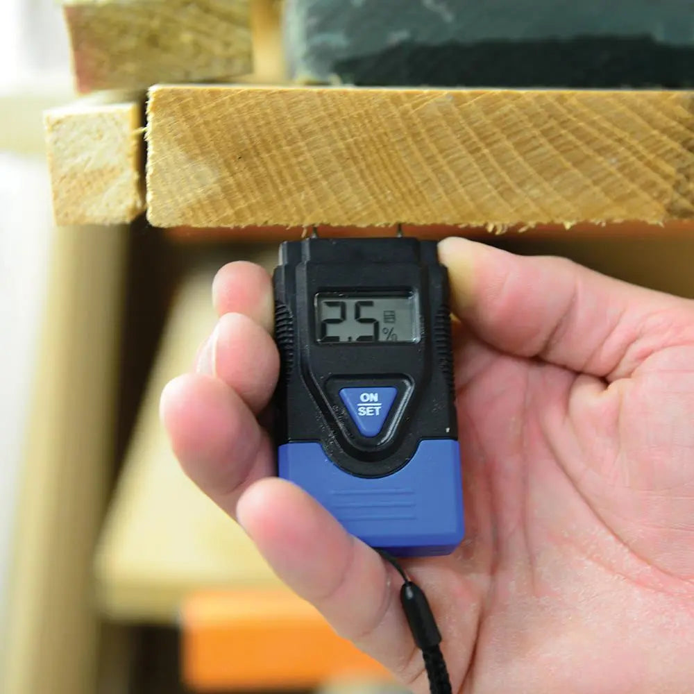 Silverline Digital Moisture Meter Wood Plaster Concrete House Caravan