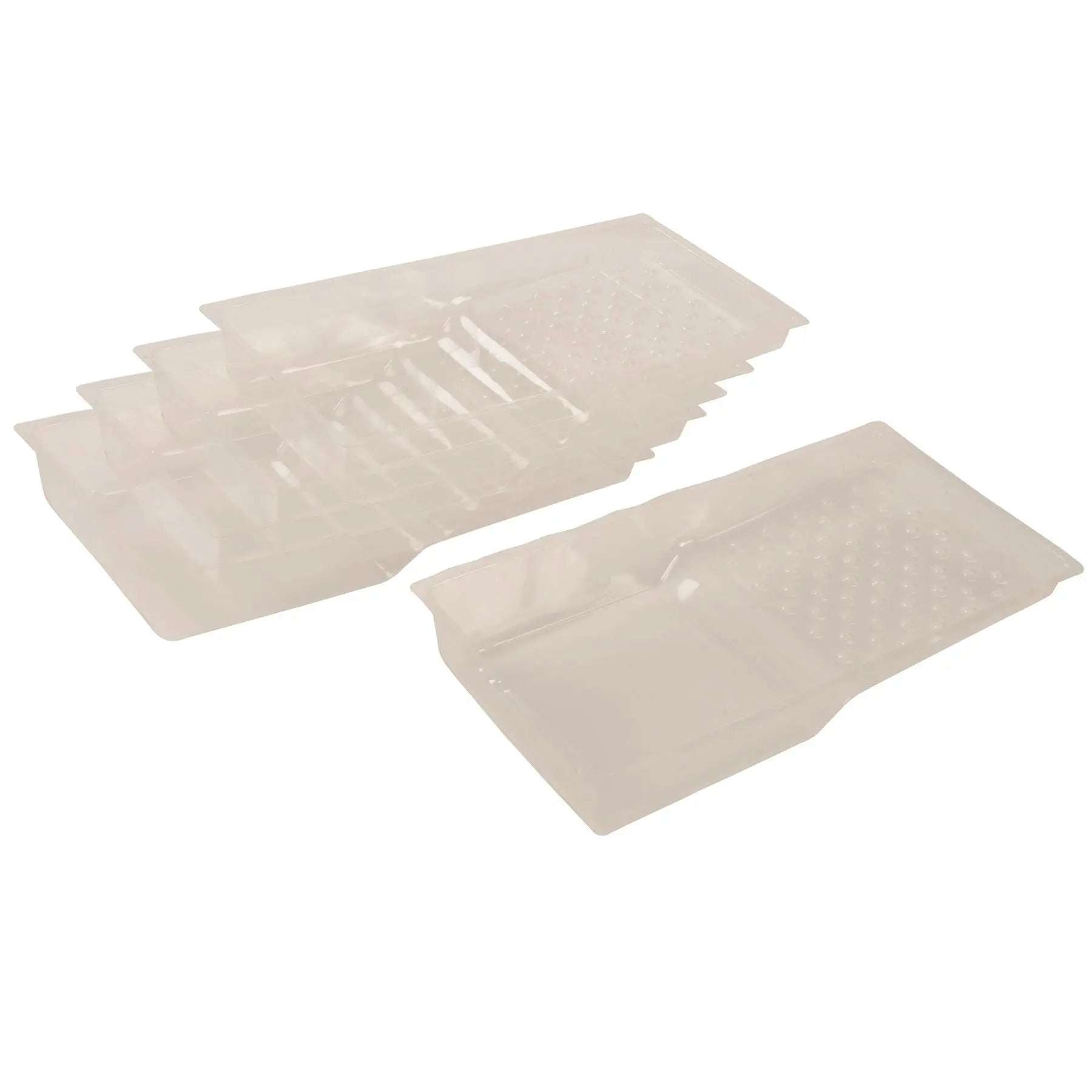 Silverline Disposable Roller Tray Liner 100mm 5pk  White Rose Tools