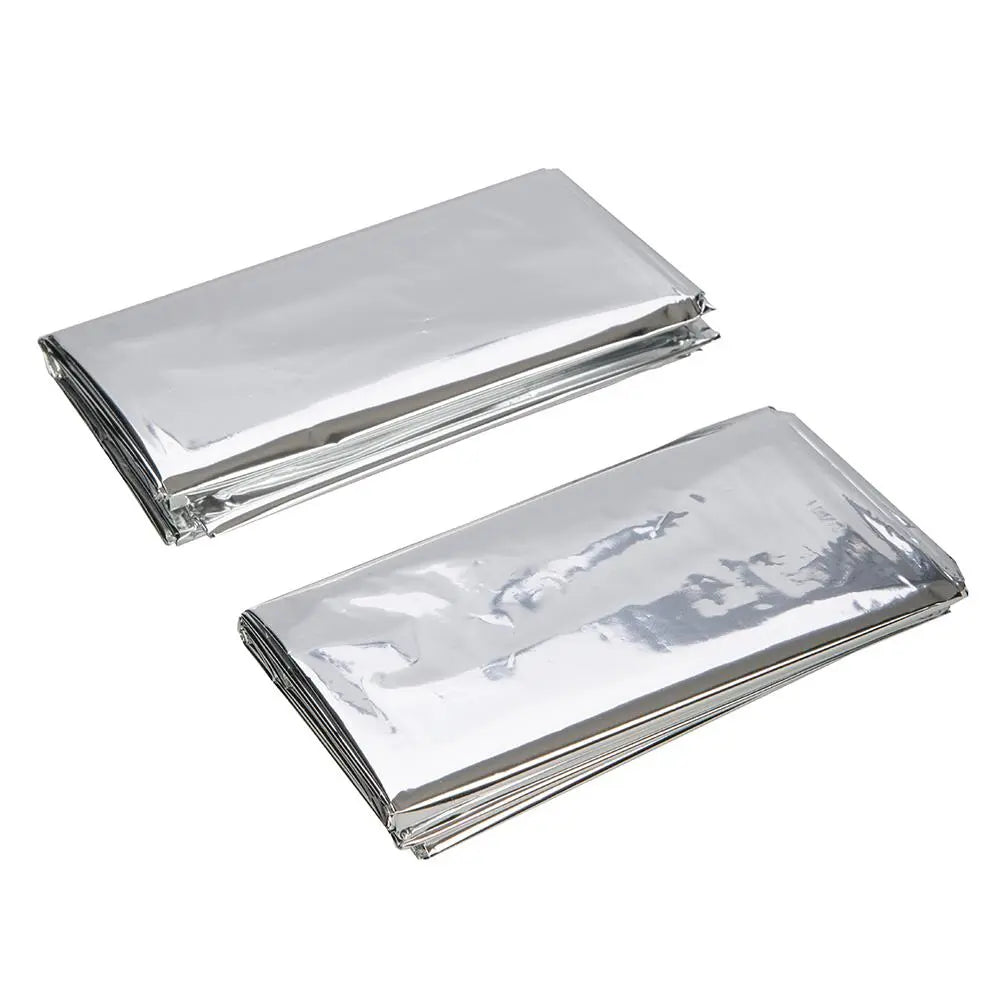 Silverline Emergency Foil Blanket 2pk 1m x 2m 226306  White Rose Tools