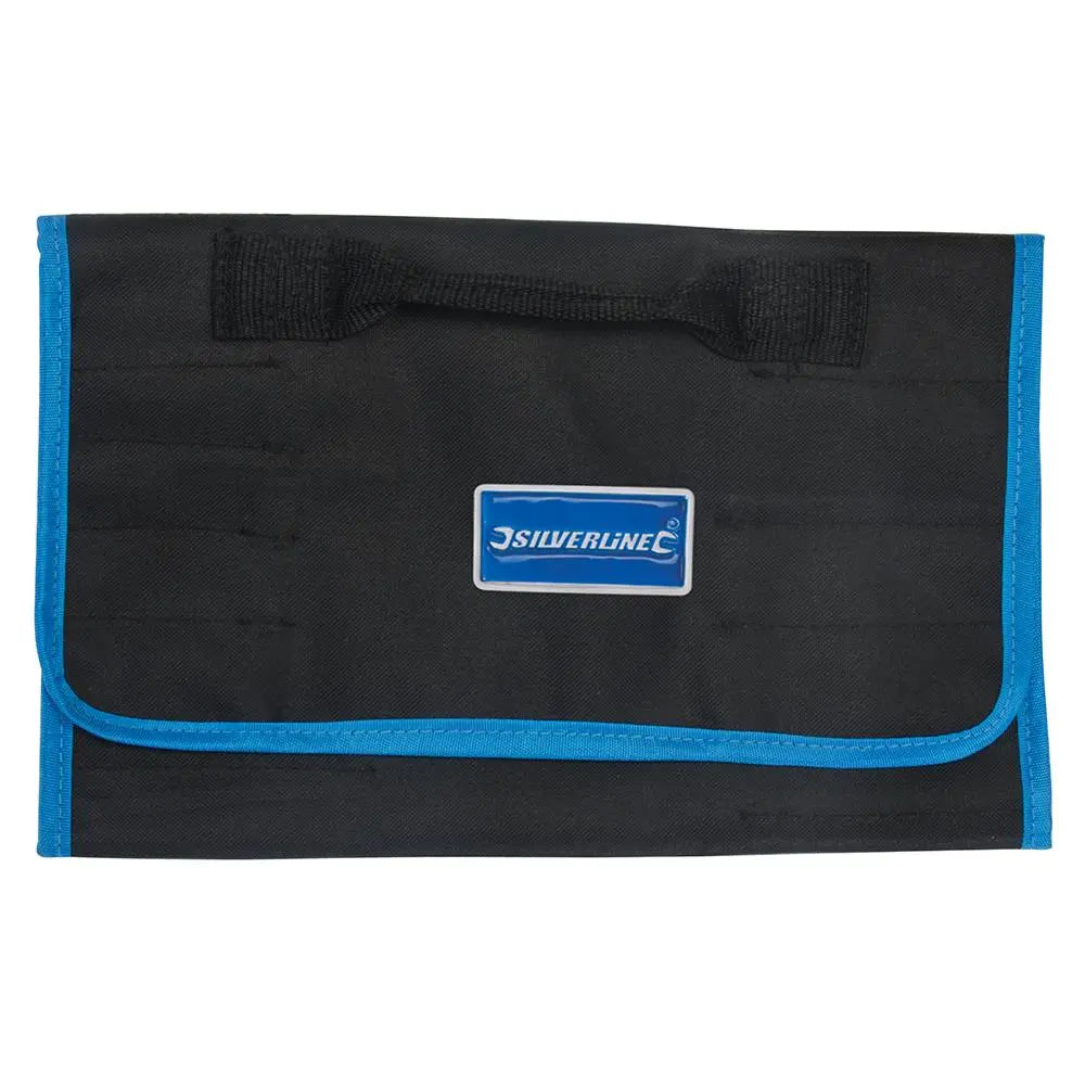 Silverline Expert Tool Roll 760x300mm Carry Bag Multi Pocket Strong Handles