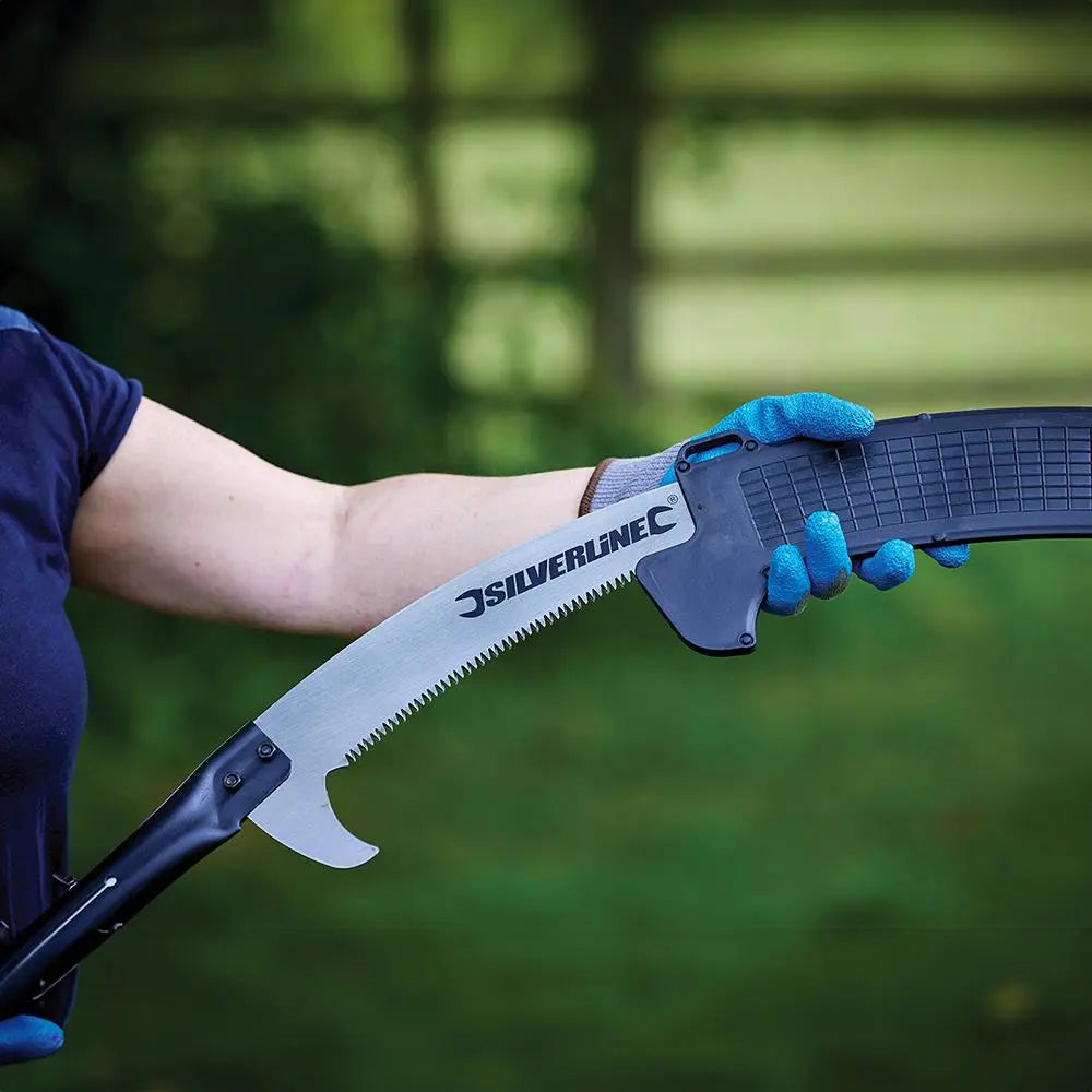 Silverline Extendable Pruning Saw 1.5 - 2.5m 245077  White Rose Tools