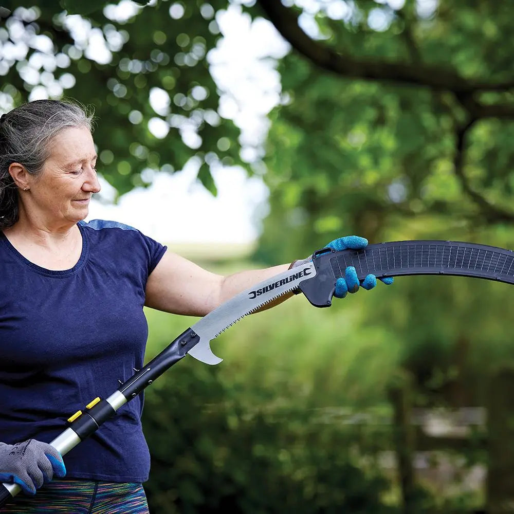 Silverline Extendable Pruning Saw 1.5 - 2.5m 245077  White Rose Tools