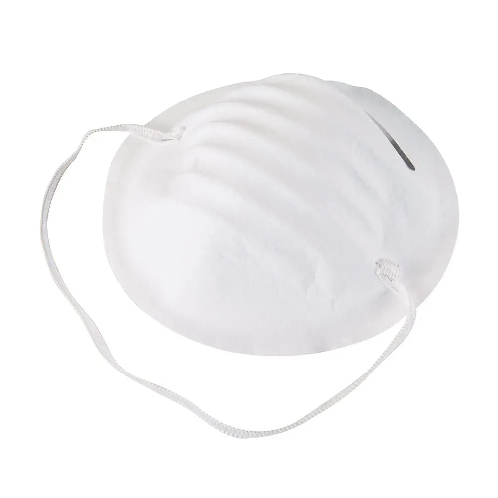 Silverline Face Dust Mask Disposable Respirator Comfort Fibres Virus Safety White Rose Tools