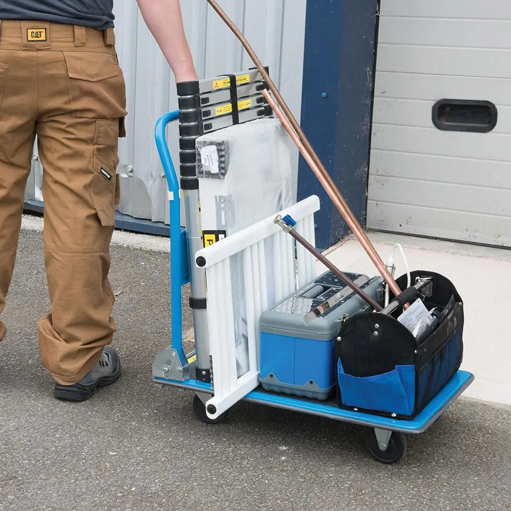 Silverline Folding Platform Truck 150kg 675213 White Rose Tools