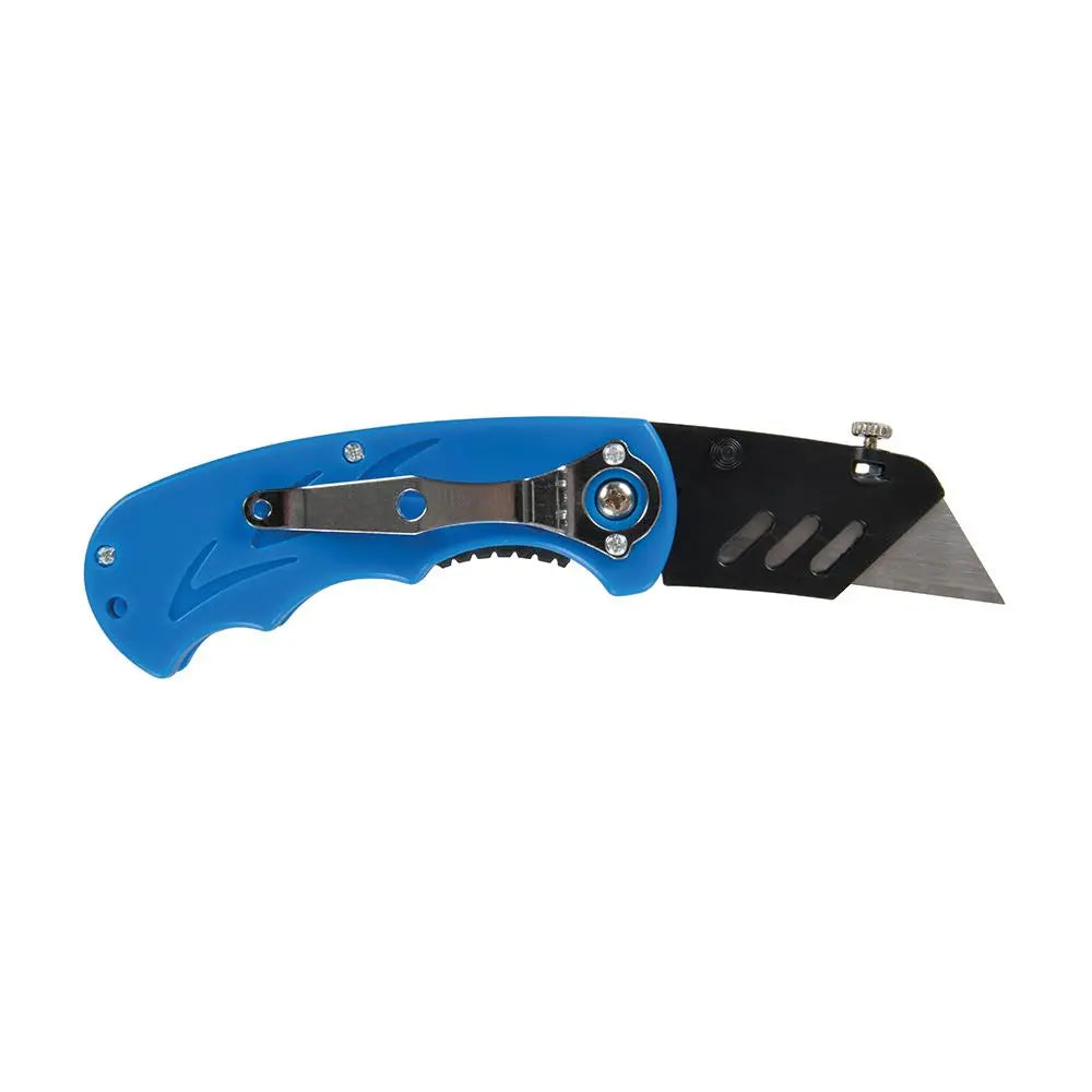 Silverline Folding Utility Knife 160mm 373728  White Rose Tools