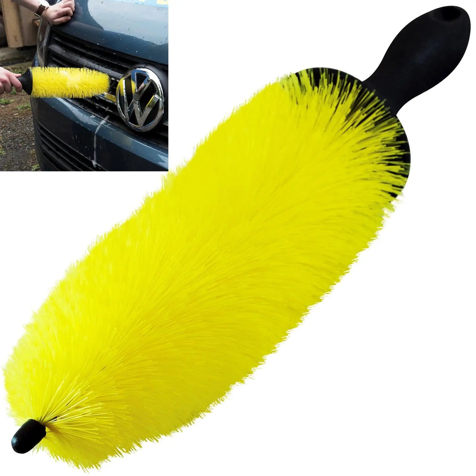 Silverline Grille and Wheel Cleaning Brush 370mm