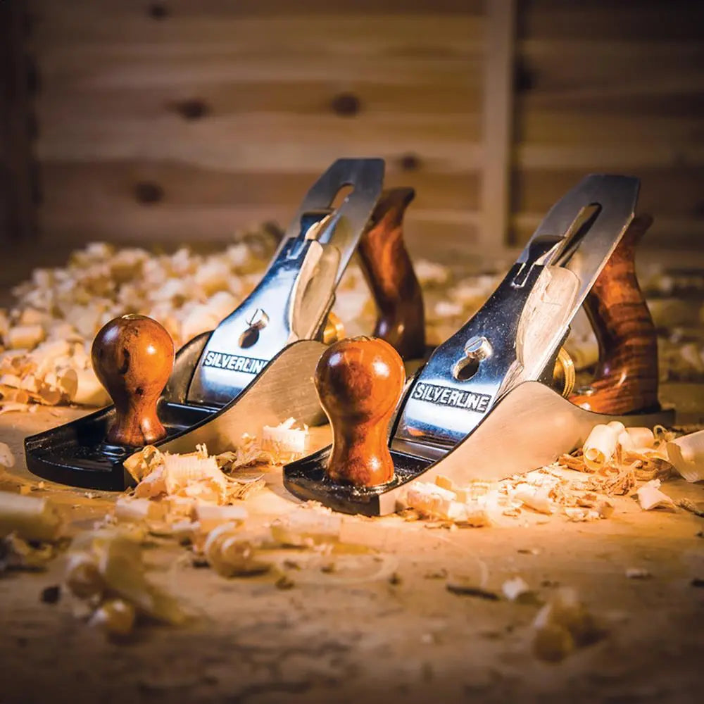 Silverline Hand Plane No. 4 50 x 2mm Blade 633465  White Rose Tools