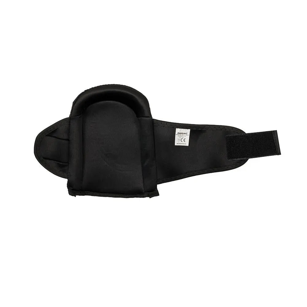 Silverline Hard Cap Gel Knee Pads Adjustable 633711 White Rose Tools