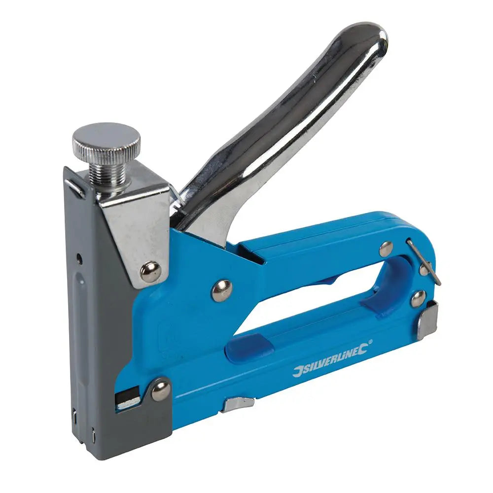 Silverline Heavy Duty 3 in 1 Staple Gun Cable Remover Tacker DIY Tool