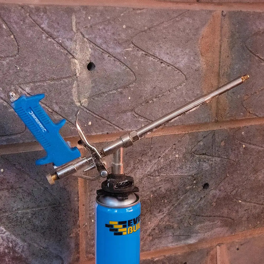 Silverline Heavy Duty PU Foam Applicator Gun 200mm 719812 White Rose Tools