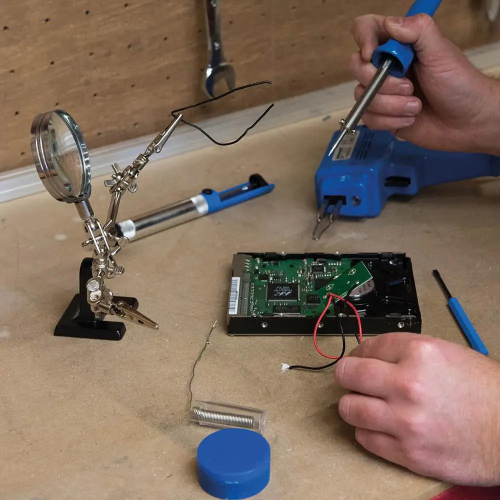 Silverline Helping Hands Lens 63mm 2.5x 633830  White Rose Tools