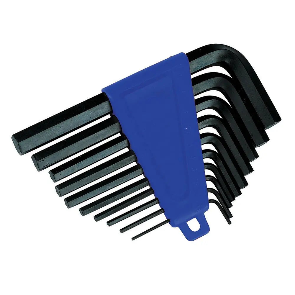 Silverline Hex Key Set 10pce 1/16" - 3/8" HK19  White Rose Tools