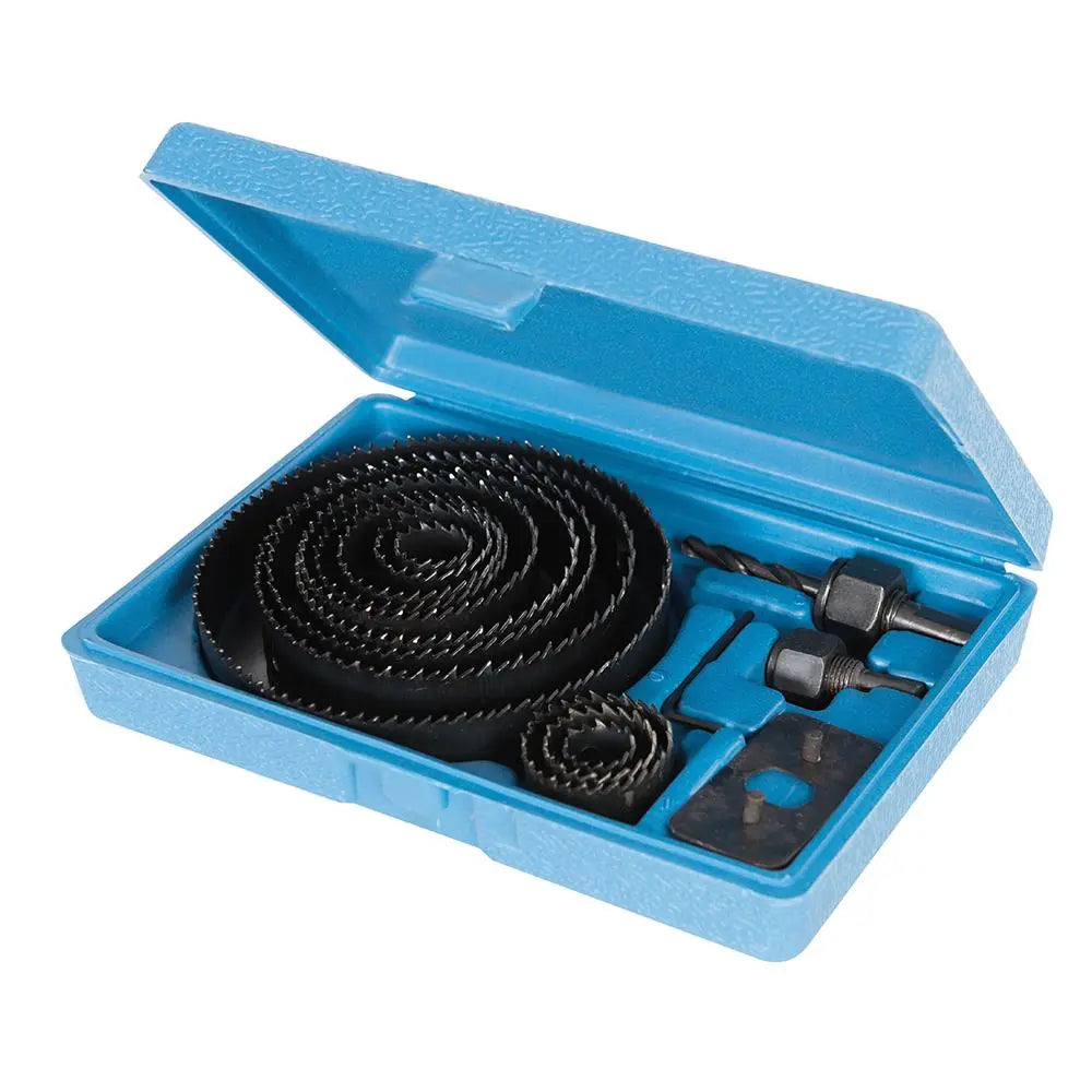 Silverline Holesaw Kit 16pce 19 - 127mm Dia 633729 White Rose Tools