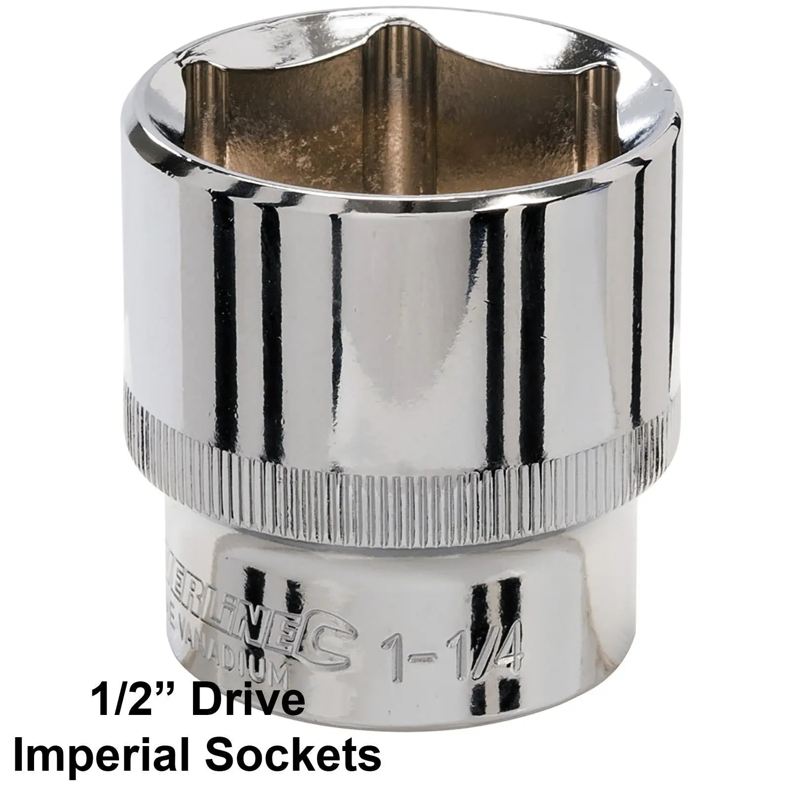 Silverline Imperial Socket 1/2" Drive Wrench 6-Point Individual Garage Mechanic