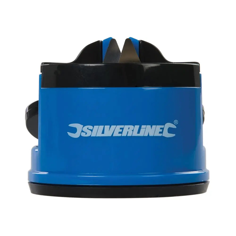 Silverline Knife Sharpener with Suction Base 60 x 65 60mm 270466 White Rose Tools