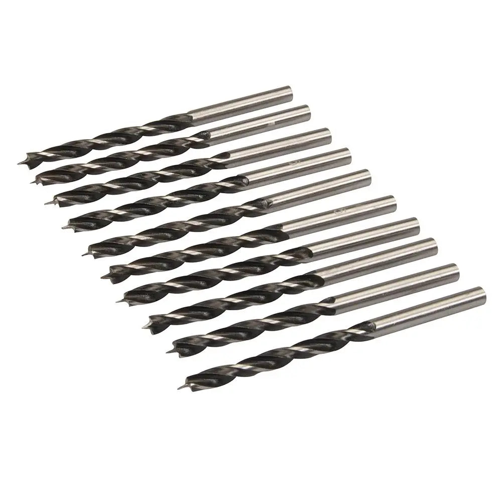 Silverline Lip & Spur Drill Bits 10pk 5mm 637440 White Rose Tools